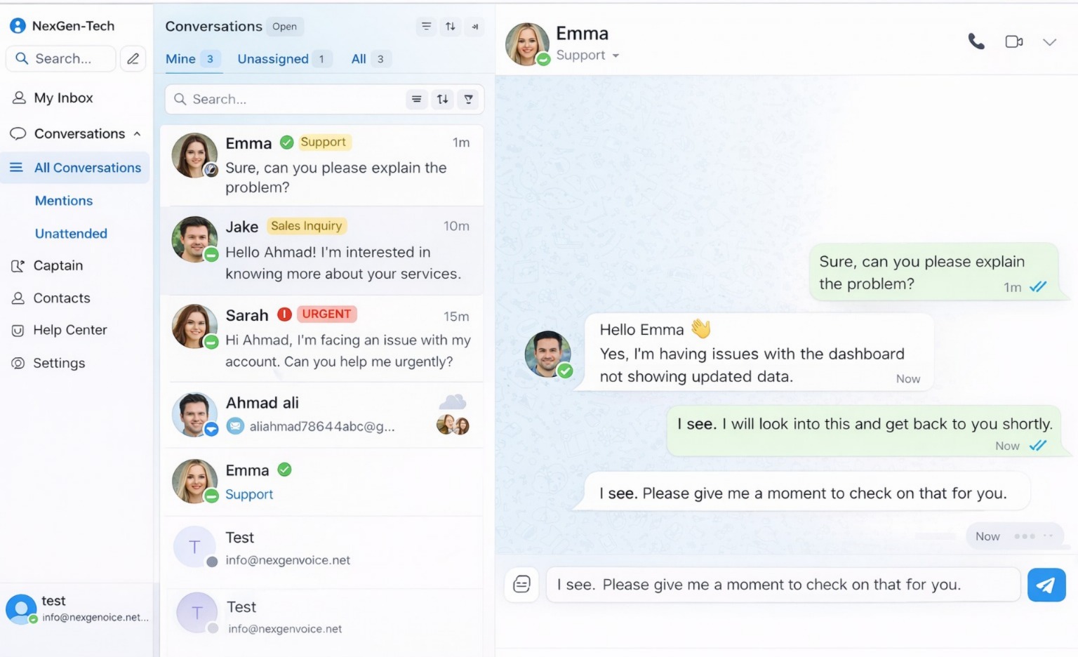 NexChat screenshot 2