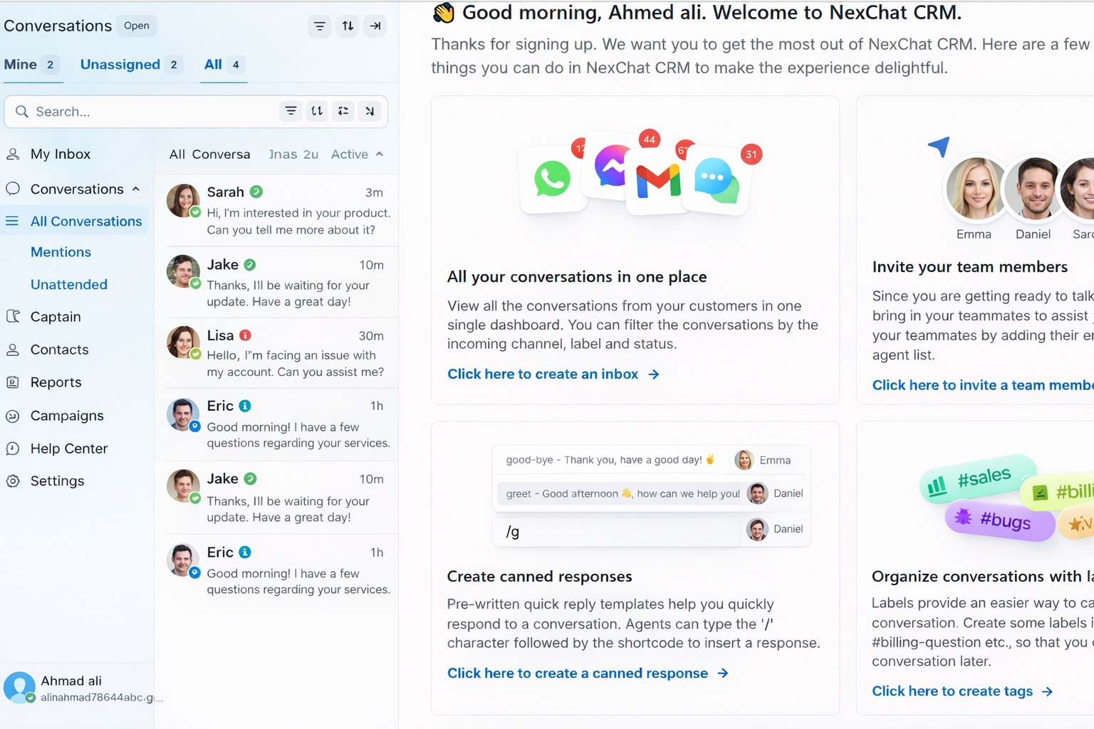 NexChat screenshot 1